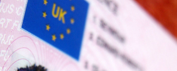 Address on UK Driving License