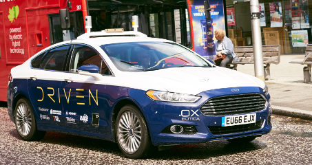 First UK self-driving cars revealed for 2018 road trials