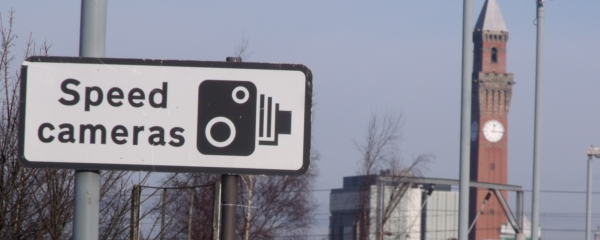 Speed Cameras sign