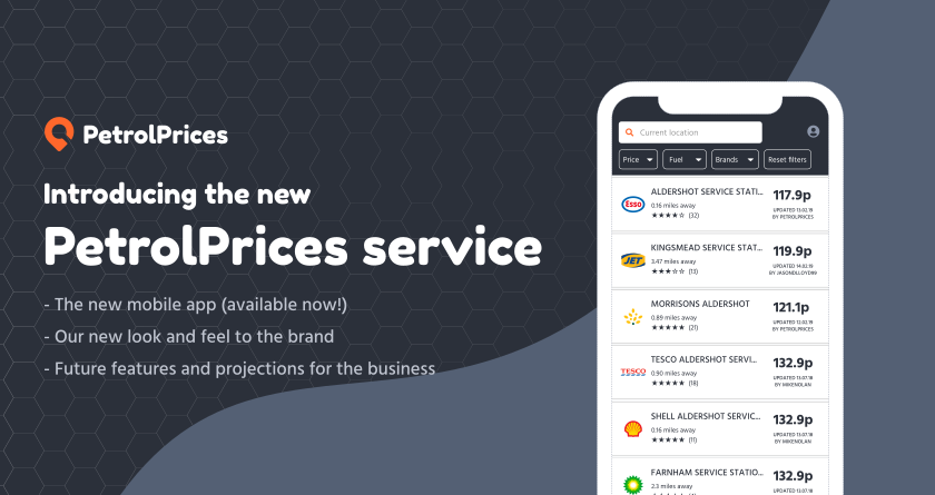 PetrolPrices relaunches apps, new brand and more!