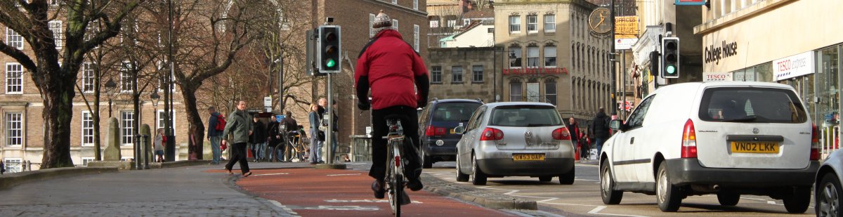 cyclist riding his bike cyclists on the road