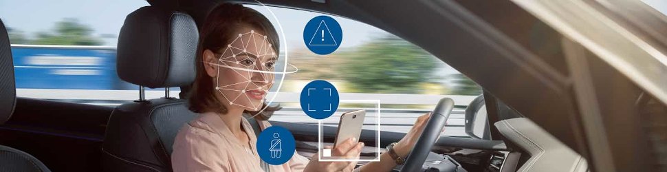 Mobile is banned while driving woman using smart phone in the car