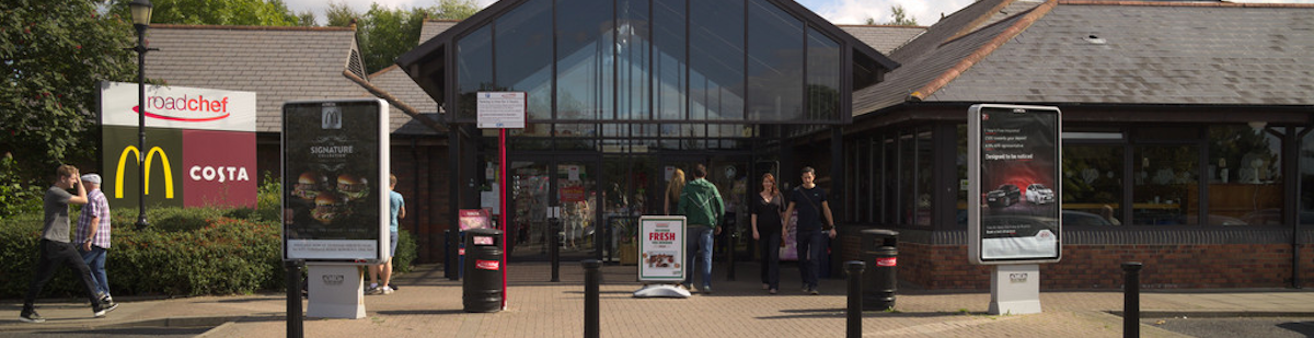 Motorway services UK service station