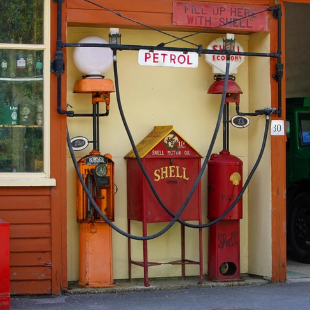The first petrol station in the UK The first petrol station in the UK