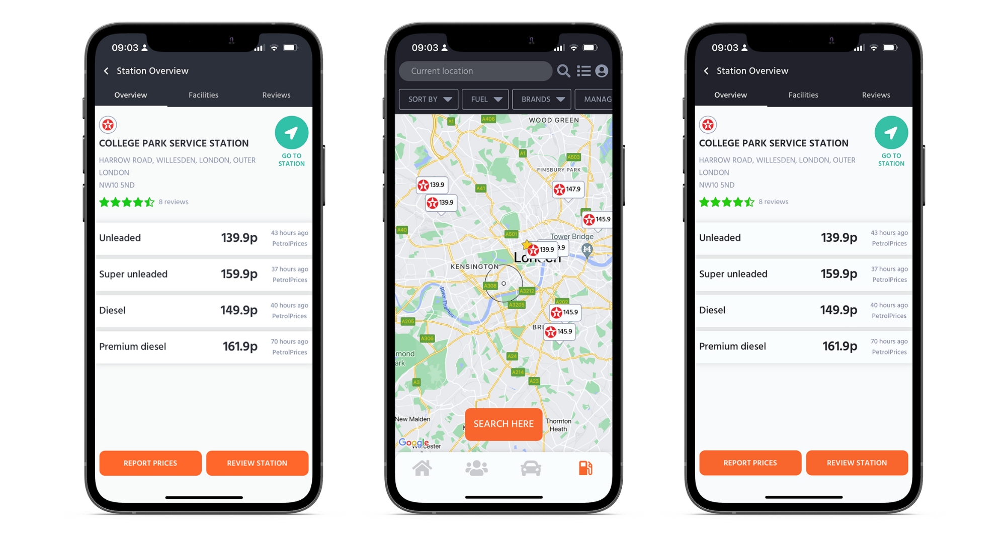 Texaco │ Find the cheapest Texaco fuel station near me
