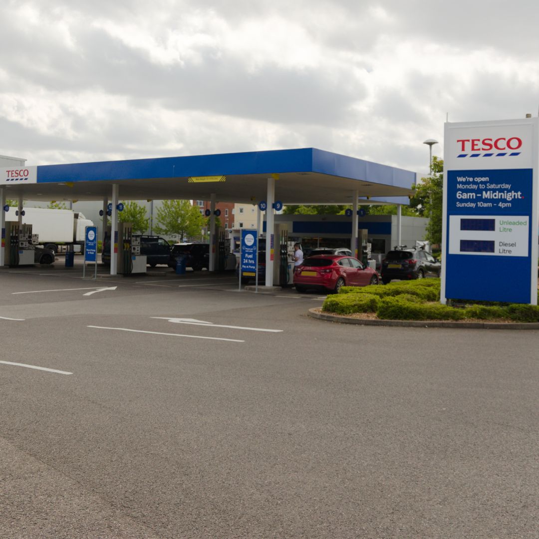 Tesco_Fuel_station are supermarket petrol prices cheaper