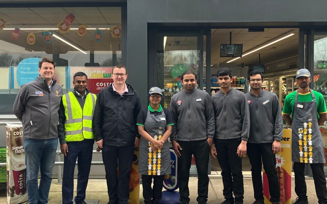 The Services King visits SGN Retail’s Texaco Galleys Corner Braintree