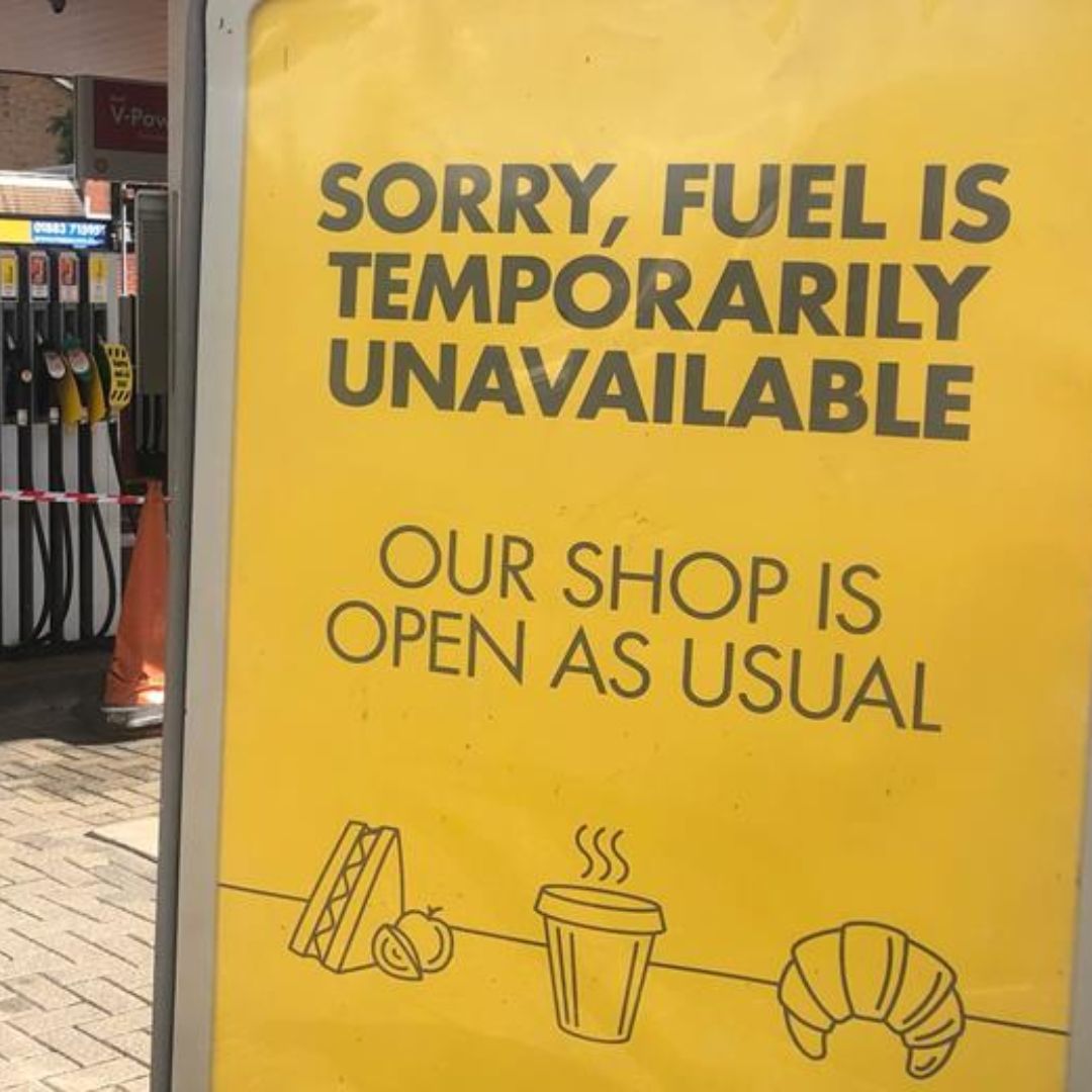 Fuel Shortage Roughly a third of people had experienced local fuel shortages, with a similar number caught in long queues for fuel. Roughly a third of people had experienced local fuel shortages, with a similar number caught in long queues for fuel.